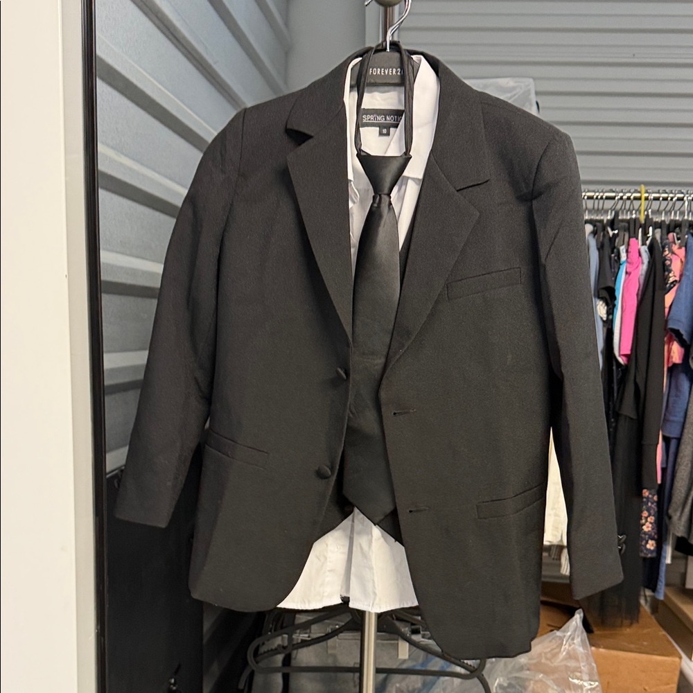Amazon Charcoal Men's Suit Jacket
